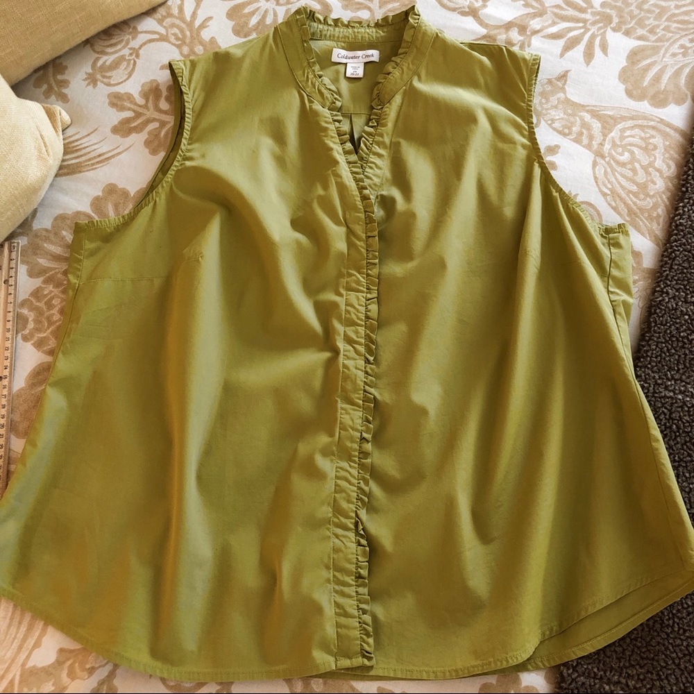 Coldwater Creek Sleeveless Blouse
